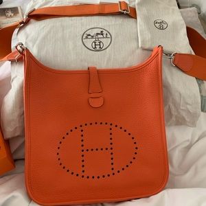 Hermès Evelyn Bag Classic Orange